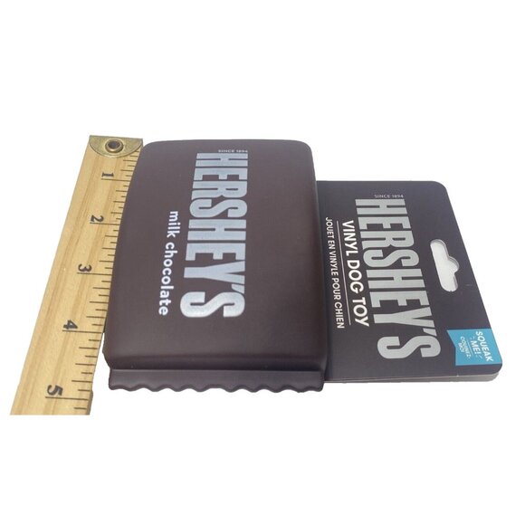Hershey's Vinyl Dog Toy Squeaky Milk Chocolate Bar Toy For Dogs Brand New - Picture 5 of 6